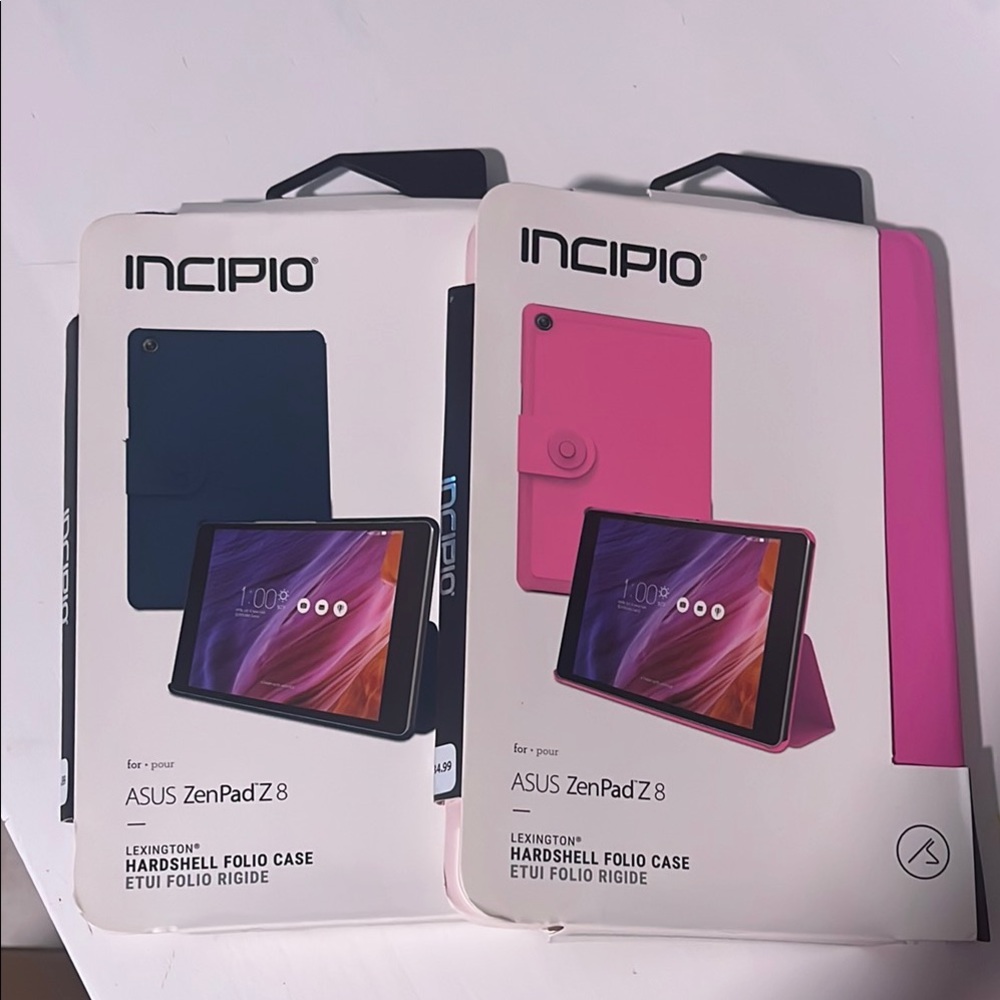 Incipio Lexington Hardshell Folio Case for ASUS ZenPad Z8 - Pink and Blue